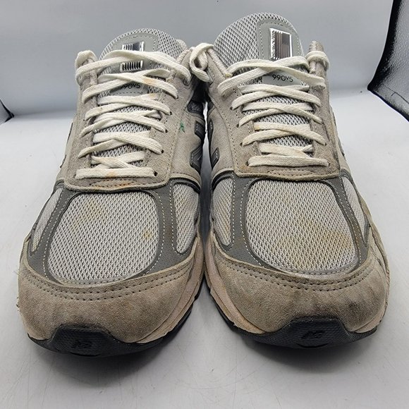 New Balance 990v5 Mens 12(4E) Grey White Athletic Running Shoes Suede M990GL5 - Picture 2 of 15